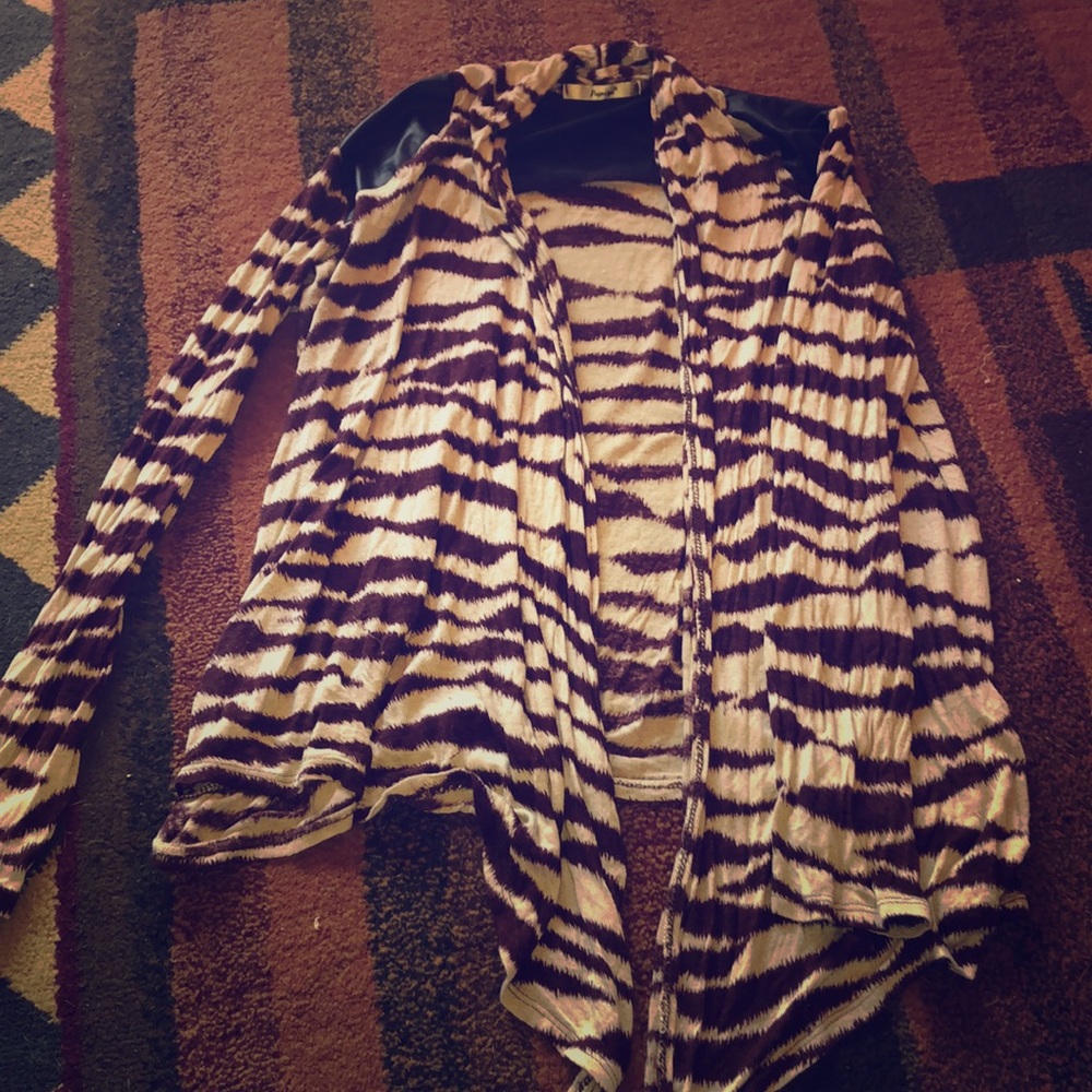 Large throw on sweater